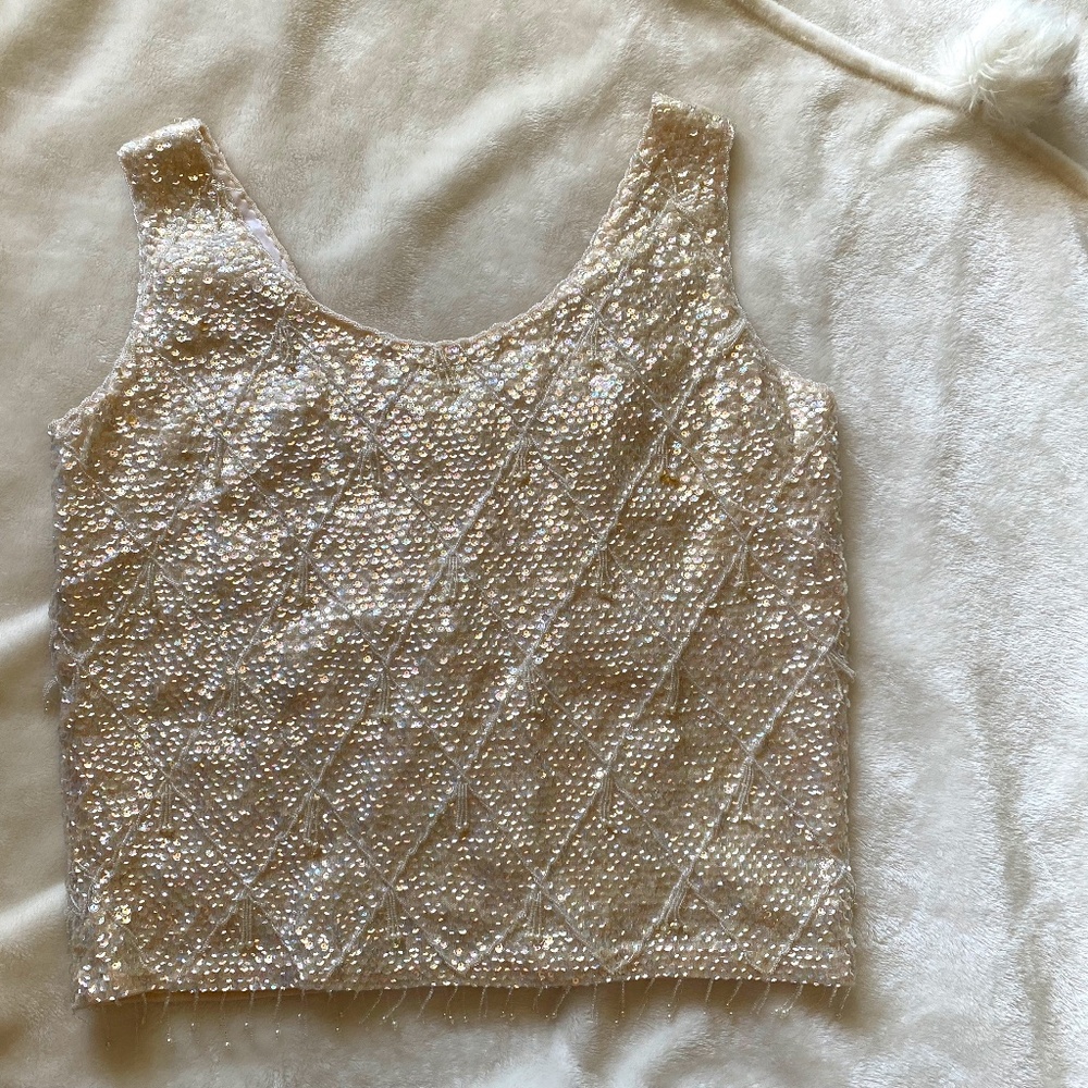 Vintage Sequin Top